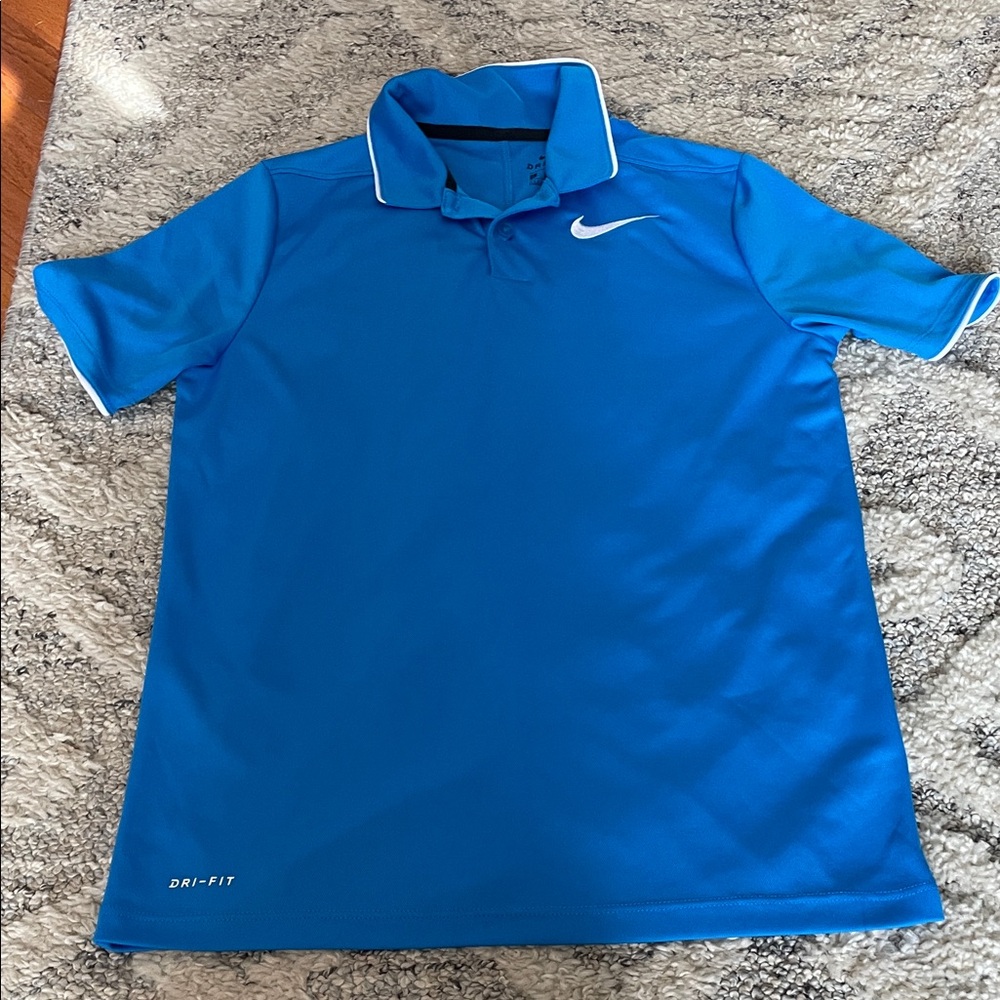 Nike Royal Blue Polo with White Accents